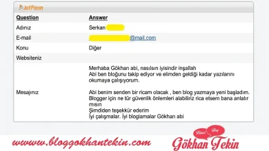 Blogger Güvenliği
